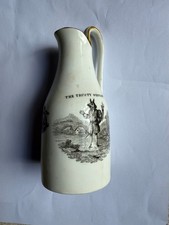 Trusty Servant Winchester College  Staffordshire Porcelain Jug antique