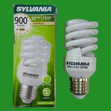 1x 15W (=70W) Sylvania CFL