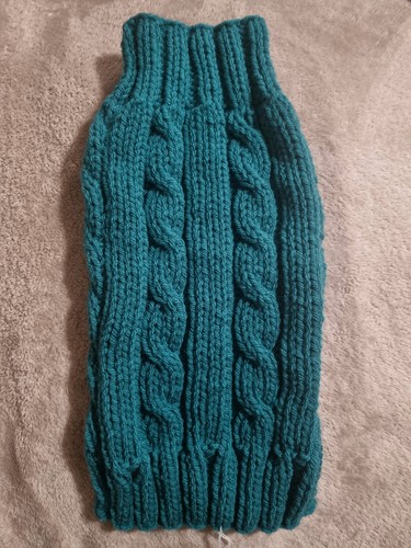 Long hand knitted dog - 14",