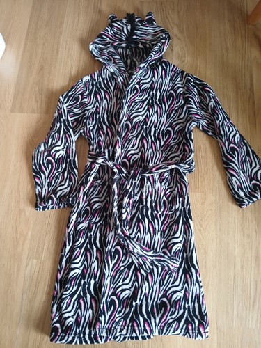 Ladies zebra hooded - zebra, dressing