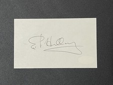 Sir Edmund Hillary Signed