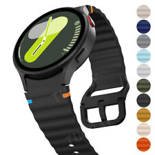 For Samsung Galaxy Watch 7/6/5/4/FE 40/44mm 5 Pro 45mm Sport Silicone Band Strap