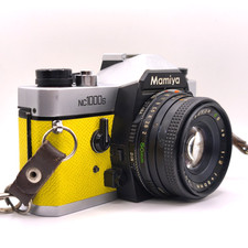 Rare Mamiya NC1000S SLR Film Camera with 50mm f2 Prime Lens - Working!