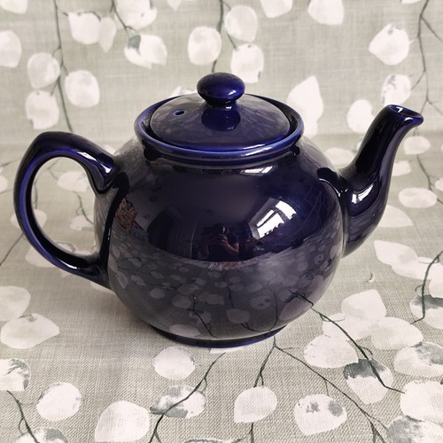 Teapot dark blue - dark,