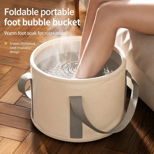 Foldable foot spa bath - foldable,