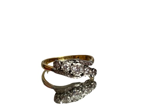 Vintage stone diamond twist - vintage, 5