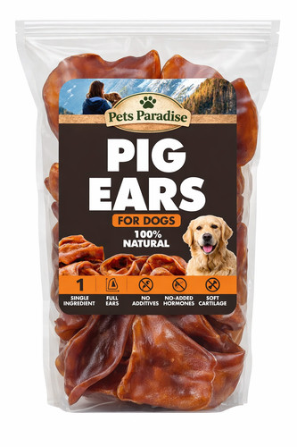 100 natural pig ears - pig, for