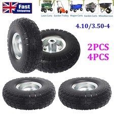 2/4pcs 10" Solid Rubber Tires
