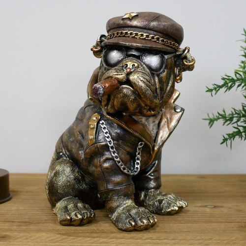 Bulldog ornament statue - statue, dog
