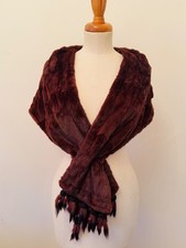 Dark Brown Copper Real Fur