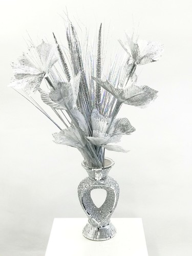 Mosaic vase and - cm,