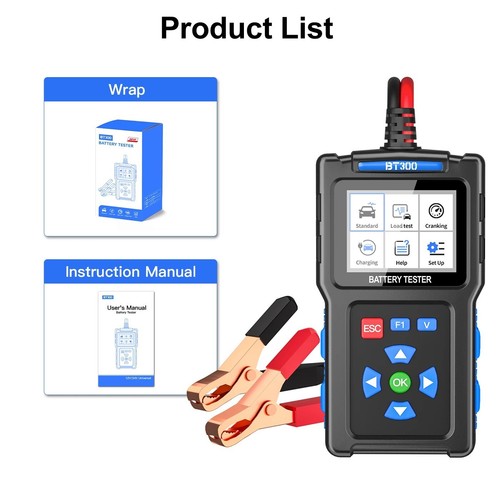 Bt300 car battery tester - car,