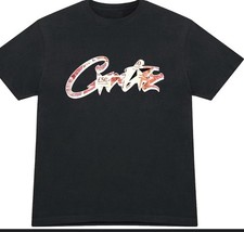 Cortiez Money Bags Pink Inline T Shirt In Black Size Small