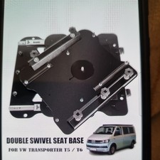 VW Transporter T5 / T6 / T6.1 Passenger Double Premium Swivel Seat Base 03+