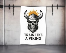 Viking Skull Gym Tapestry -