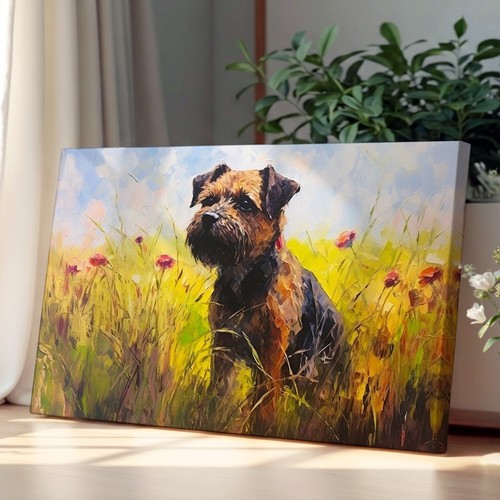 Border terrier dog - border,