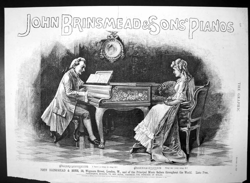 Antique old print - old, john