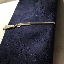 Vintage Tie Clip By Stratton Riffle Gun VGC Gold Tone  Nice Details