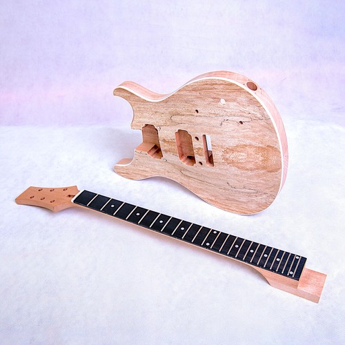 Diy guitar kit spalted - guitar, maple