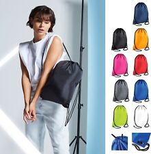 Kids Plain P.E. Bag / BagBase Premium Gymsac Gym Bag Water Resistant, 9 Colours