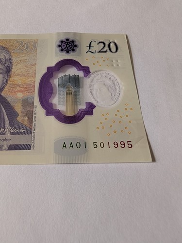 Aa01 pound bank note - aa01,