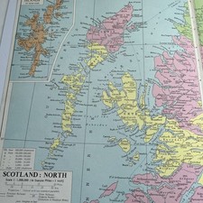 1960: Map of Scotland