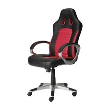Thunya Gaming Chair Swivel Computer Comfort High Back Red Black Adjustable
