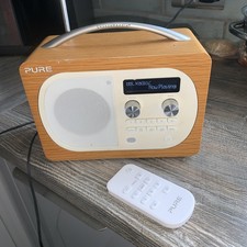 Pure Evoke D4 DAB radio wooden design With Remote Working Fine
