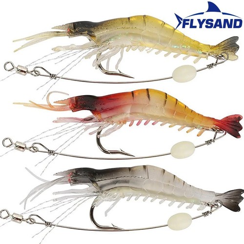 Soft silicone shrimp fishing - soft,