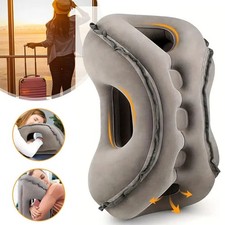 Inflatable Travel Pillow for Airplane Support Head Inflatable Pillow Neck Pillow