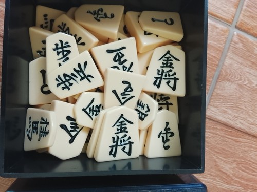 Vintage japanese shogi game - shogi,