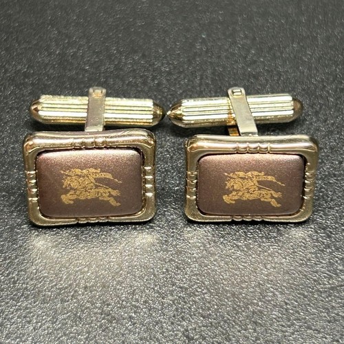 Burberrys cufflinks horse logo - horse,
