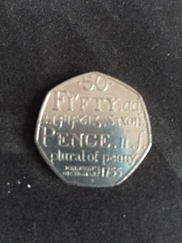 50p fifty pence - 50p, coin