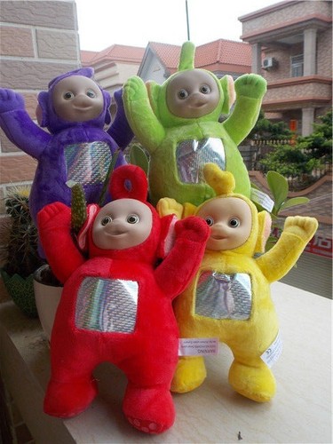 Teletubbies set plush - teletubbies, of