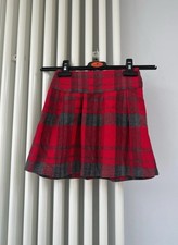 Girls Next Check Skirt Size