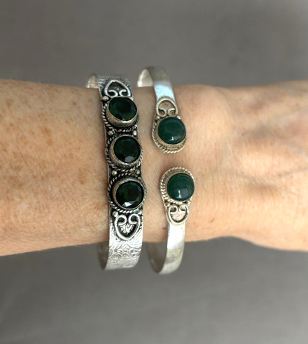 Vintage afghan kuchi cuff - 2,