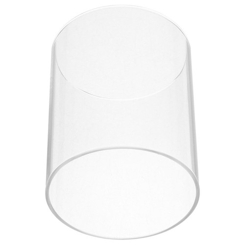 Transparent glass candle - transparent,