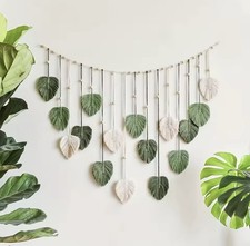 Boho Leaf Wall Hanging Garland