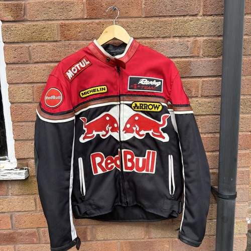 Red bull racing jacket - bull, jacket,