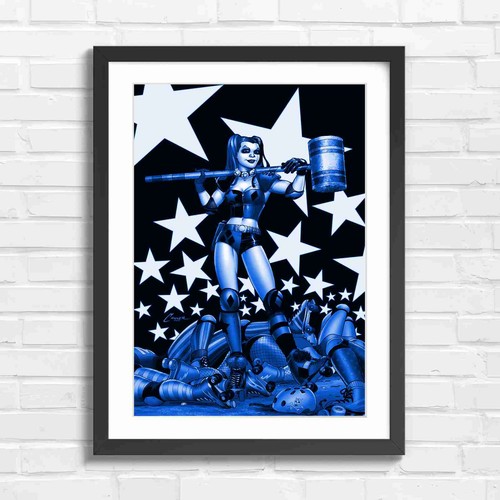Bold comic book harley quinn - bold,