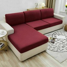 1/2/3 Seater Sofa Seat Covers Couch Protector Cushion Elastic Settee Slipcover