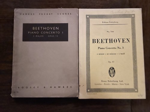 Miniature scores beethoven - scores, of