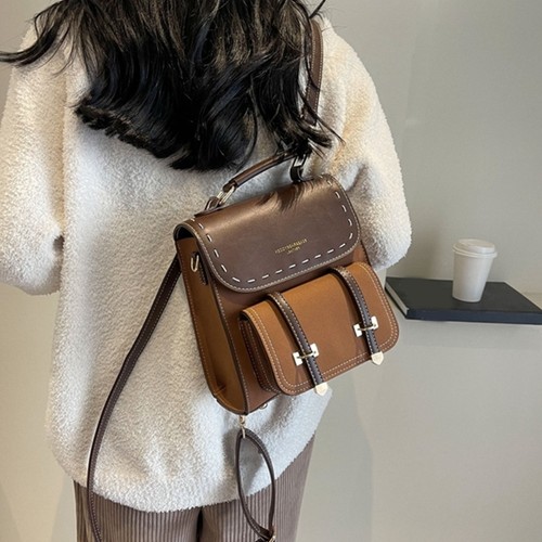 Vintage leather backpacks - vintage,