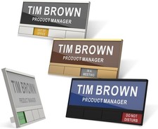 2-IN-1 Aluminum Name Plate For