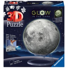 Ravensburger 3D Jigsaw Puzzle Glow in the Dark Moon