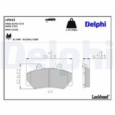 Front Disc Brake Brake Pad Set