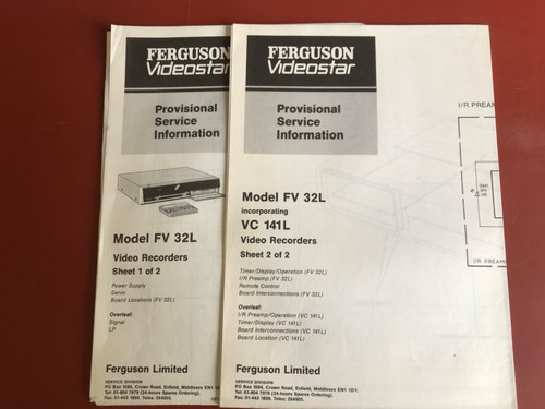 Ferguson fv32l provisional - ferguson,