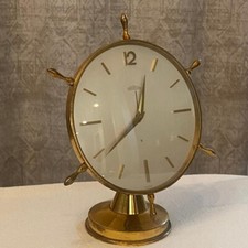 Vintage   Angelus Brass Clock