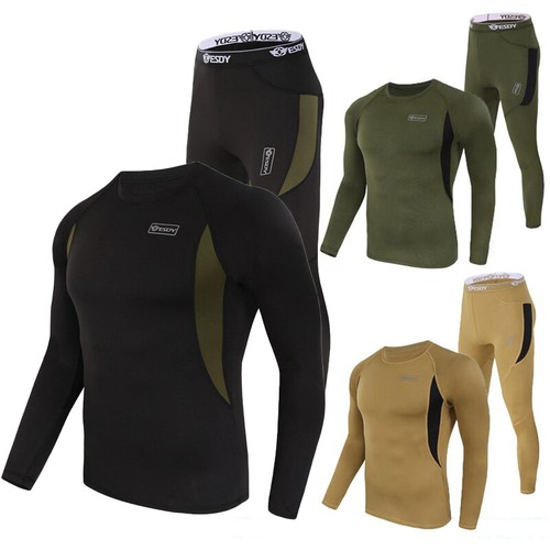 Thermal underwear set mens top - thermal,