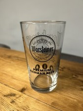 Warsteiner half pint glass - warsteiner,